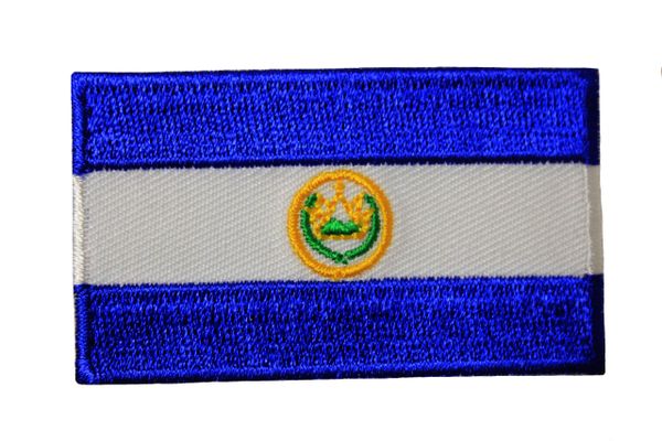 EL SALVADOR Country Flag Iron On PATCH CREST BADGE