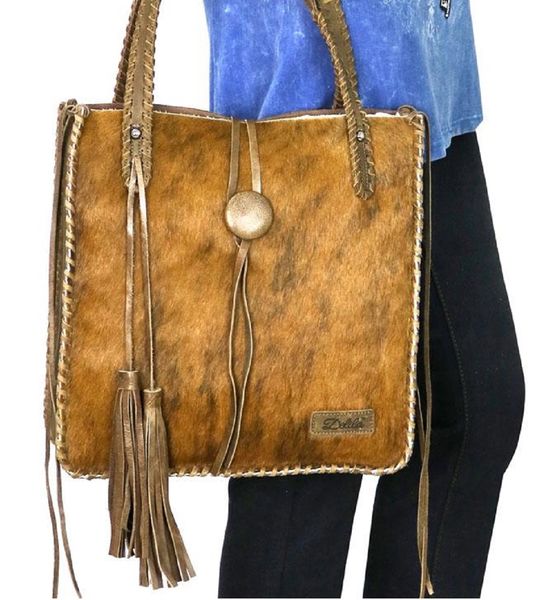 Gorgeous Delila Genuine Hair On Leather Bag By Montana West Lea 6