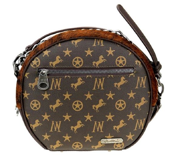 Montana West Signature Round Crossbody Bag