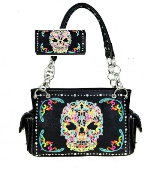 Skull purses and wallets hot sale