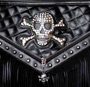 American bling best sale sugar skull purse