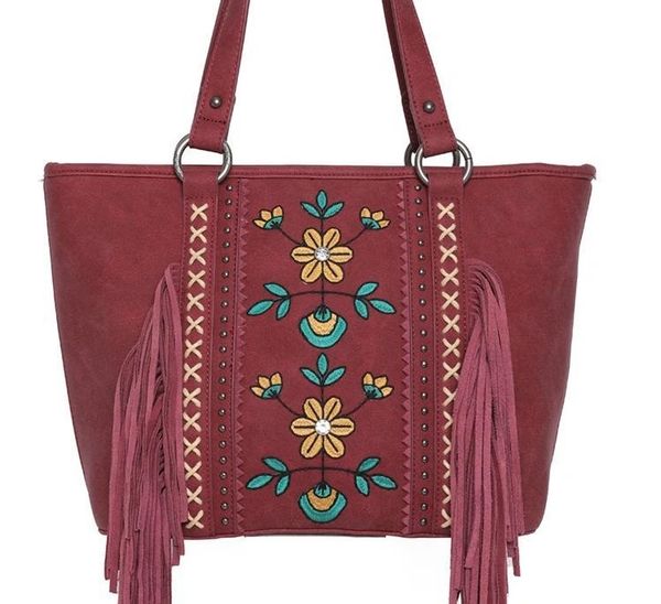 Montana West Western Embroidered Tote Bag Handbag Purse MW643-8014 