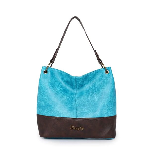 Wrangler Tiered Fringe Purse - Women's Bags in Turquoise