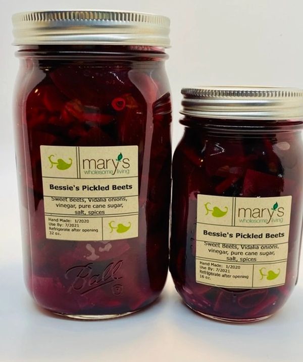 Bessie's pickled beets & onions
