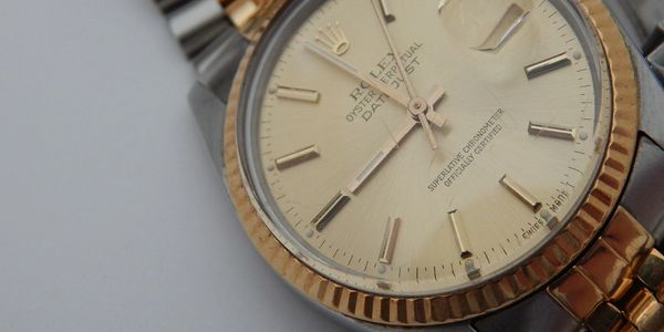 Rolex Datejust two-tone 18k gold watch