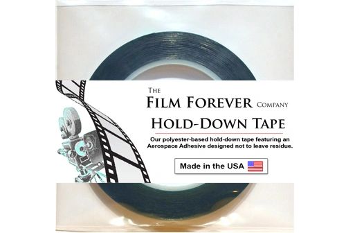 Film Forever Hold-Down Tape for 8mm and Super 8mm Film (215 ft. 1/4"W Roll)