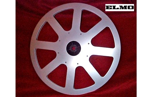 Elmo 1200 ft. Brushed Aluminum Accessory Take-Up Reel (for the ST and GS Series Movie Projectors)