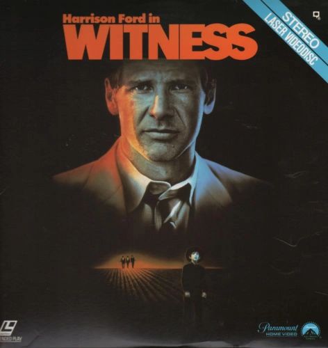 Witness starring Harrison Ford - Laserdisc