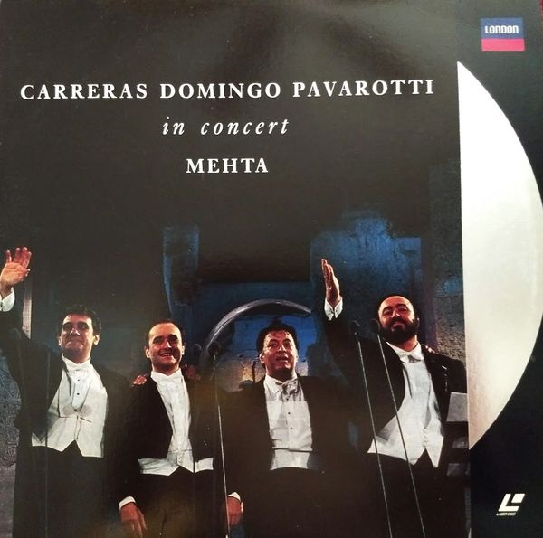 Carreras Domingo Pavarotti in Concert - Laserdisc