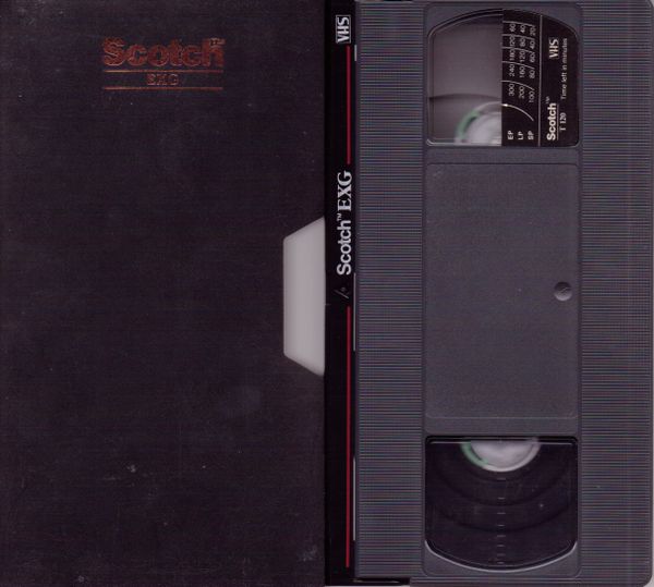Scotch 3M Extra High Grade + VHS Videotape (2-4-6 Hour)
