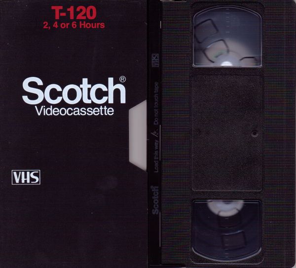 Scotch 3M Standard Grade VHS Video Tape (2-4-6 Hour)