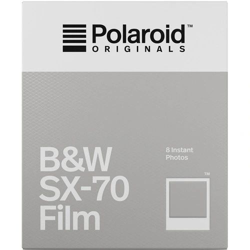Polaroid B&W Instant Film for the Polaroid SX-70 Camera (White Frame, 8 Exposures)