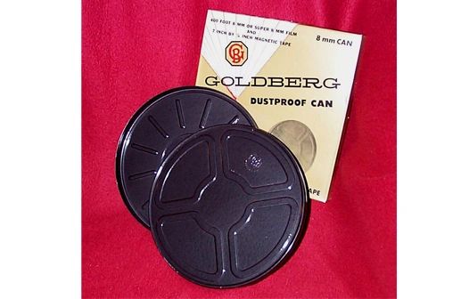 Goldberg Regular 8mm/Super 8mm 400 ft. Metal Film Can
