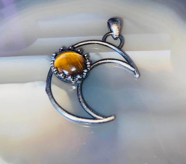 Full Coven Lucid Dream and Astral Travel Spell - With Added Protection! Stunning Tiger's Eye Moon Amulet!