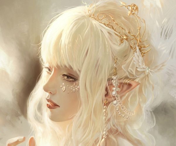 Beautiful and Interactive Female High Elf -Spell Casting Race - Brings Personal Gain, Protection, Power, and Much More!