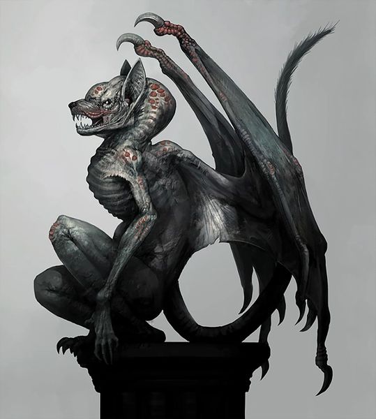 Level 6 Gargoyle - Proven Banishers Of Evil - Friendly, Protective and Active! You Choose Male Or Female