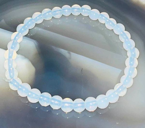Ice Dragon Essence Spell - Healing, Enhancing Psychic Abilities and Astral Travel - Beautiful Opalite Bracelet