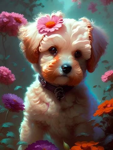 Divine Princess Cu Sith - The Delightful Faery Dog of Positive Emotions, Good Luck, Who Attracts Fae!
