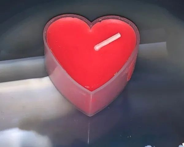 New Lover's Binding Candle - Brings In Love! Long Burning Heart Shaped Tealight - Potent Spell!