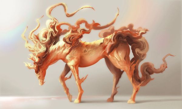 Female Chinese Unicorn Ki-Lin Unicorn - Enhances Keeper Memory, Intelligence, and Wit - Aura Cleansing and Repair