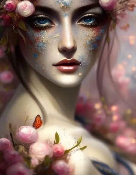 Stunning Winter Solstice Couril Fae - Magickal Fairy Brings Love, Minor Healing, Happiness, and Wealth - Spell Casting Race