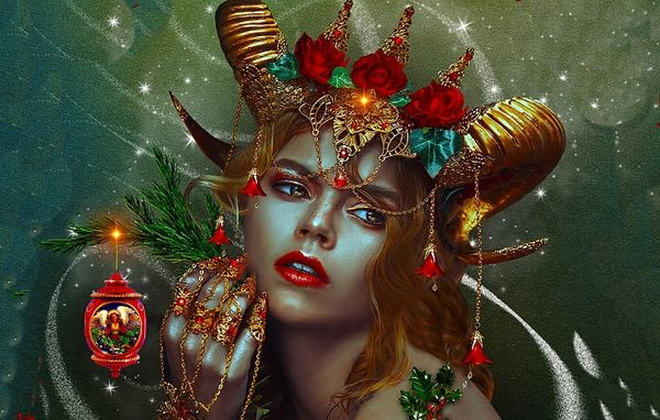 PRE-ORDER YULE God Wishing Box - Custom Made Just For You - Choose Sorcerer God or Goddess Daemon - Wealth, Popularity, Fame, Protection, and Love!