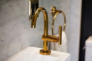 Polished Brass Faucet