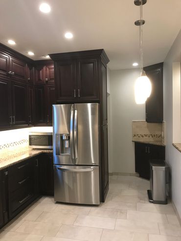 Bensonhurst kitchen renovation refrigerador