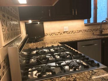 Bensonhurst kitchen stove angle