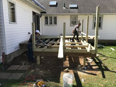 New deck construction