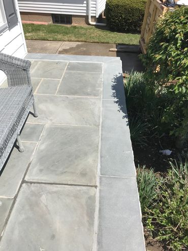 Exterior patio stone work