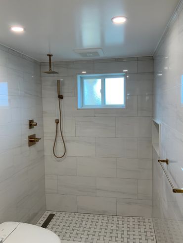 Mill Basin shower tile floor