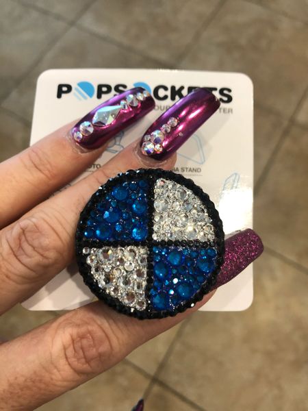 Popsockets, now with Swarovski level bling. Oooh, pretty!
