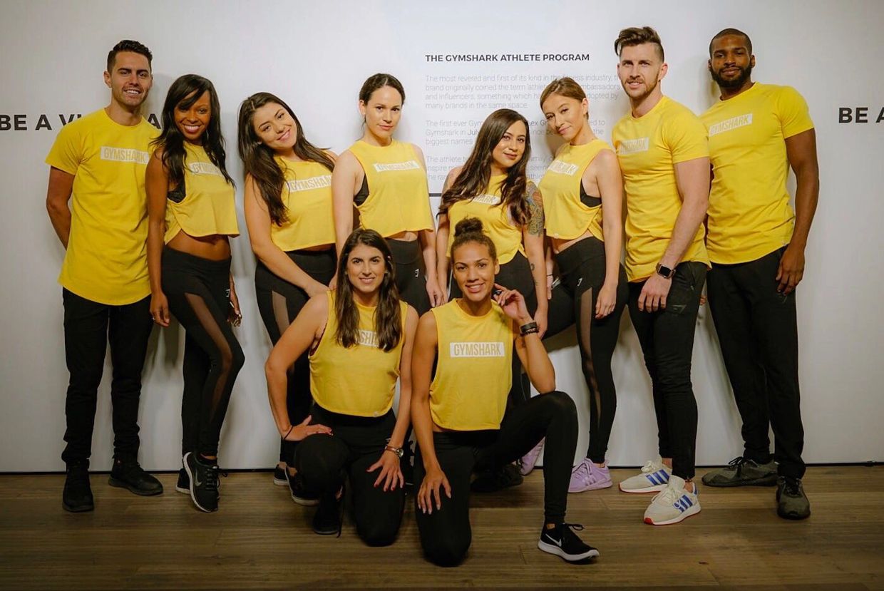 Promotional Talent Management staff working a retail event in Santa Monica, CA for Gymshark