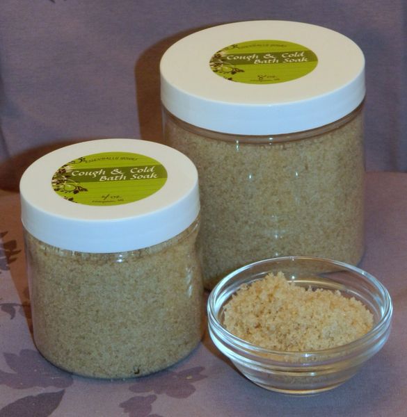 Cough & Cold Bath Soak Essentially Yours handmade natural bath and