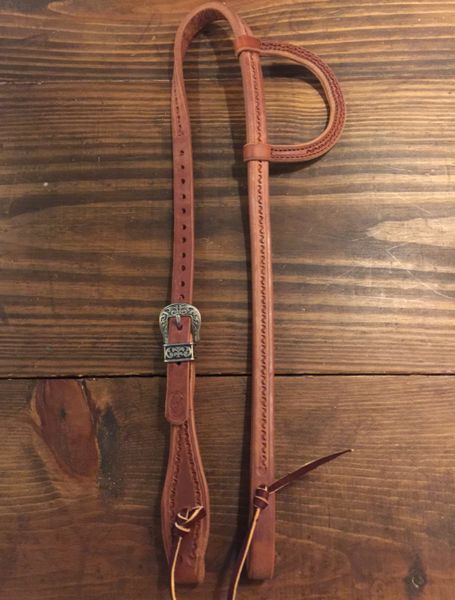 Single Ear Headstall Leather Blanks