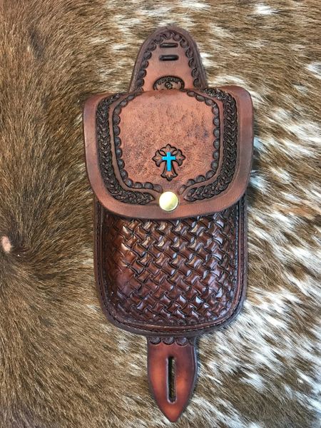 Saddle Phone Pouch | Olen Clark Custom Saddles and Tack