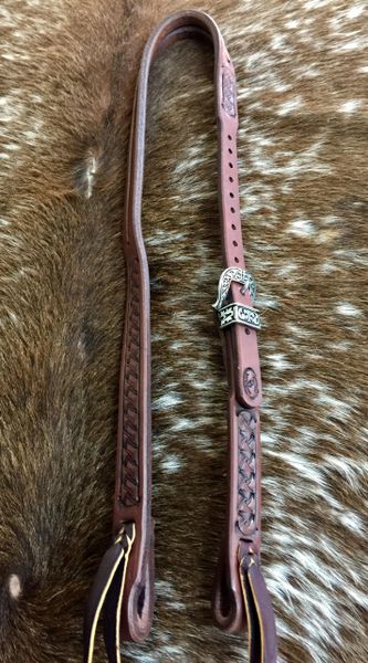 Split Ear Headstall 1 inch | Olen Clark Custom Saddles and Tack