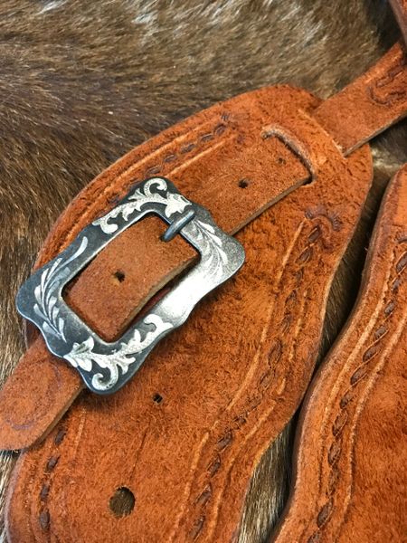 Spur Strap Plain Roughout | Olen Clark Custom Saddles and Tack