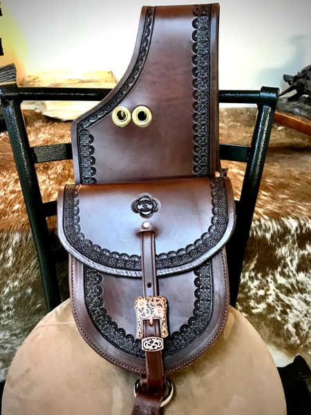 Handmade on sale leather saddlebags