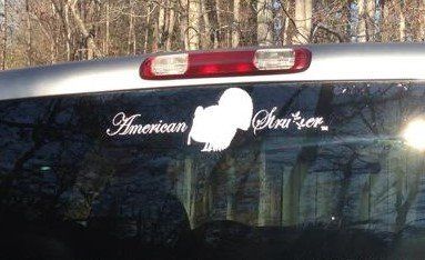 American Strutter 18" Vinyl Decal