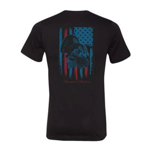 American Strutter 'Strut Marks' Short Sleeve Relaxed Fit (Black)