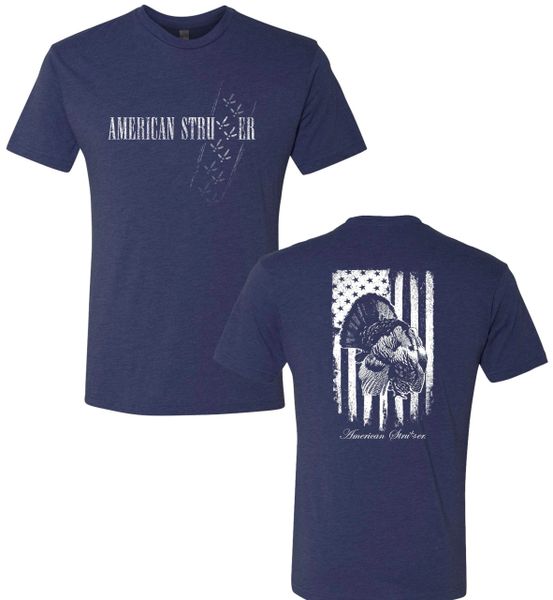 American Strutter® ‘StrutMarks' Relaxed Fit T-Shirt (Heathered Navy)