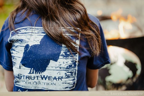 American Strutter® 'StrutWear' Short Sleeve Pocket T-Shirt (Navy)