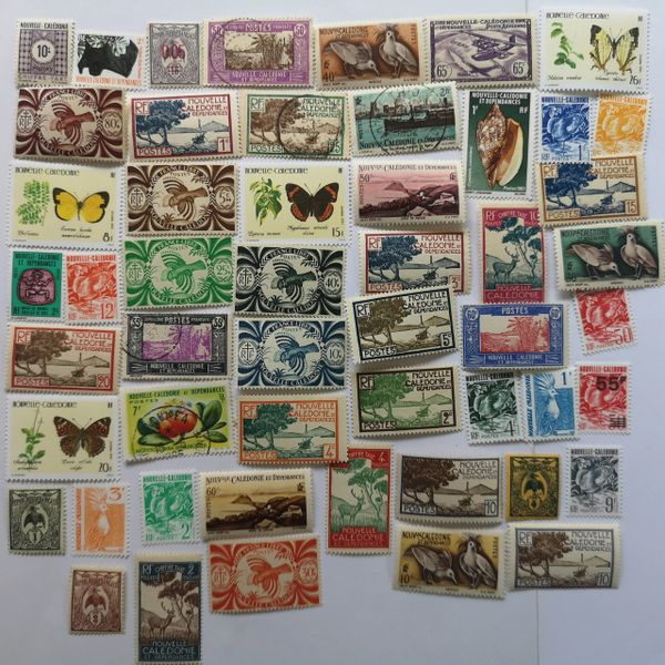 New Caledonia Stamps - 50 to 200 different | Philatelyuk