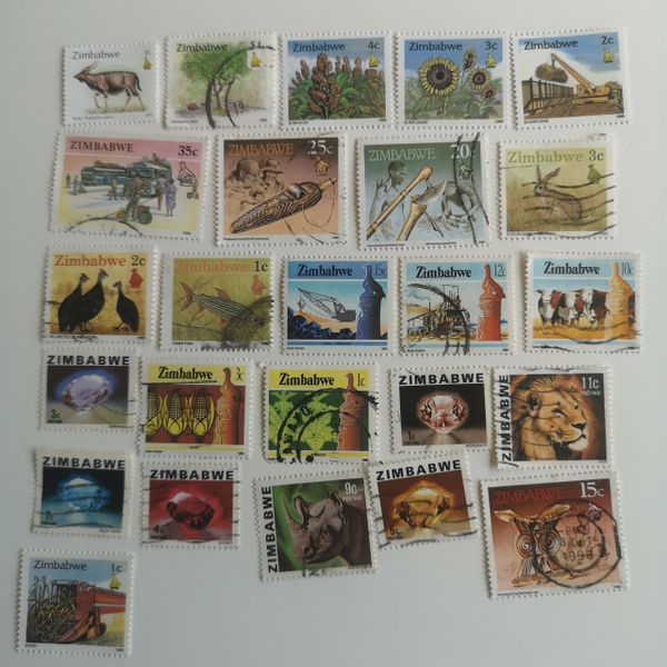 Zimbabwe Stamps - 25 to 500 different | Philatelyuk