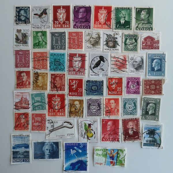 Norway Stamps 50 to 1500 different Philatelyuk