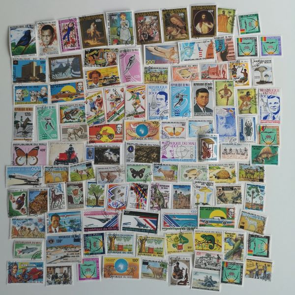 Mali Stamps 100 to 500 different