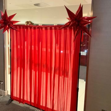 photo booth backdrop hire London