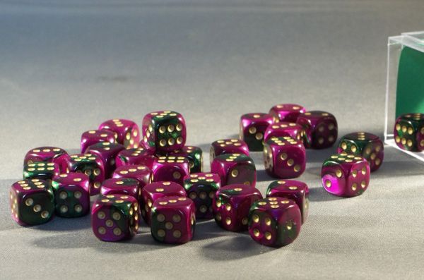 Chessex Gemini 12mm d6 Dice Block